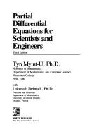 Front cover of Partial differentialequations for scientists and engineers by Tyn Myint-U.