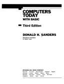 Cover of: Computers today, with BASIC by Donald H. Sanders