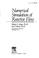 Cover of: Numerical simulation of reactive flow