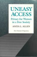Cover of: Uneasy access by Anita L. Allen