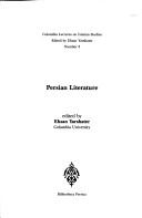 Cover of: Persian literature | 