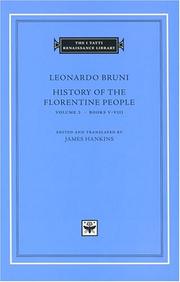 History of the Florentine people by Leonardo Bruni, James Hankins