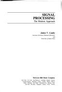 Cover of: Signalprocessing by James V. Candy