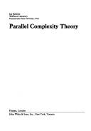 Cover of: Parallel complexity theory