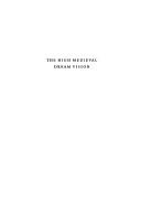 Cover of: The high medieval dream vision: poetry, philosophy, and literary form