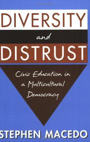 Cover of: Diversity and Distrust: Civic Education in a Multicultural Democracy