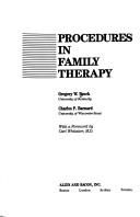 Cover of: Procedures in family therapy | Gregory W. Brock
