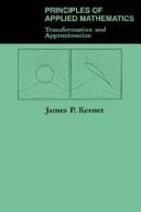 Cover of: Principles of applied mathematics by James P. Keener