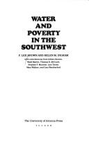 Cover of: Water and poverty in the Southwest