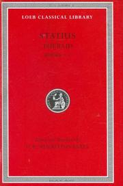 Thebaid, books I-VII by Publius Papinius Statius, D. R. Shackleton Bailey