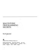 Cover of: Macintosh programming secrets by Scott Knaster, Scott Knaster