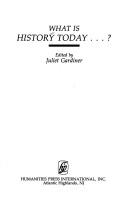 Cover of: What is history today--?