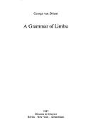Cover of: A grammar of Limbu