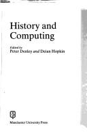 Cover of: History and computing