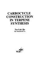 Cover of: Carbocycle construction in terpene synthesis