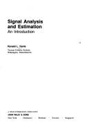 Cover of: Signal analysis and estimation: an introduction