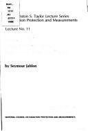 Cover of: How to be quantitative about radiation risk estimates by Seymour Jablon