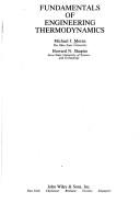 Cover of: Fundamentals of engineering thermodynmaics by Michael J. Moran