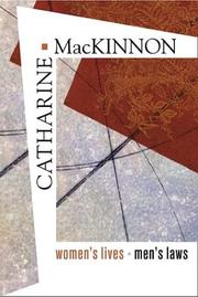 Cover of: Women's Lives, Men's Laws by Catharine A. MacKinnon