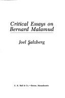 Cover of: Critical essays on Bernard Malamud | 