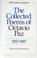 Cover of: The collected poems of Octavio Paz, 1957-1987