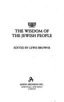 Cover of: The Wisdom of the Jewish people