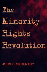 Cover of: The Minority Rights Revolution