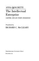 Cover of: The intellectual enterprise: Sartre and Les temps modernes
