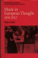 Cover of: Music in European thought, 1851-1912