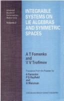 Cover of: Integrable systems on Lie algebras and symmetric spaces