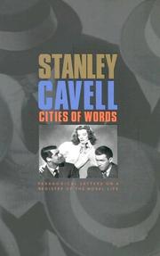 Cities of Words by Stanley Cavell