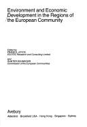 Cover of: Environment and economic development in the regions of the European Community