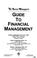 Cover of: The nurse manager's guide to financial management