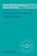 Cover of: Whitehead groups of finite groups