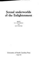 Cover of: Sexual underworlds of the Enlightenment