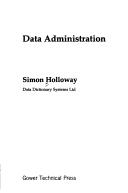Cover of: Data administration