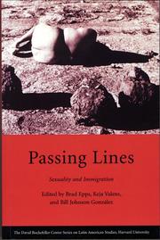 Cover of: Passing lines: sexuality and immigration