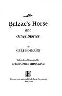 Balzac's horse and other stories by Gert Hofmann