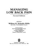 Cover of: Managing low back pain