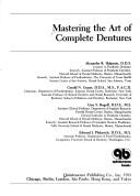 Cover of Mastering the art of complete dentures by 