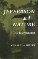 Cover of: Jefferson and nature: an interpretation