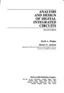 Cover of: Analysis and design of digital integrated circuits