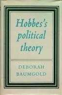 Hobbes's political theory by Deborah Baumgold