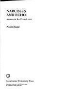 Cover of: Narcissus and Echo: women in the French récit