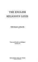 Cover of: The English religious lexis