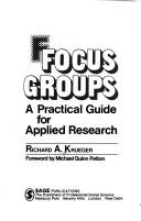 Cover of: Focus groups by Richard A. Krueger