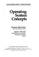 Cover of: Operating system concepts by Abraham Silberschatz