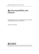 Cover of: Bio-incompatibility and dialysis