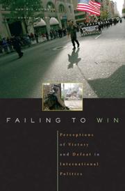 Cover of: Failing to Win by Dominic D. P. Johnson, Dominic Tierney