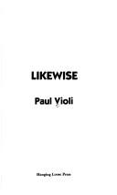 Cover of: Likewise